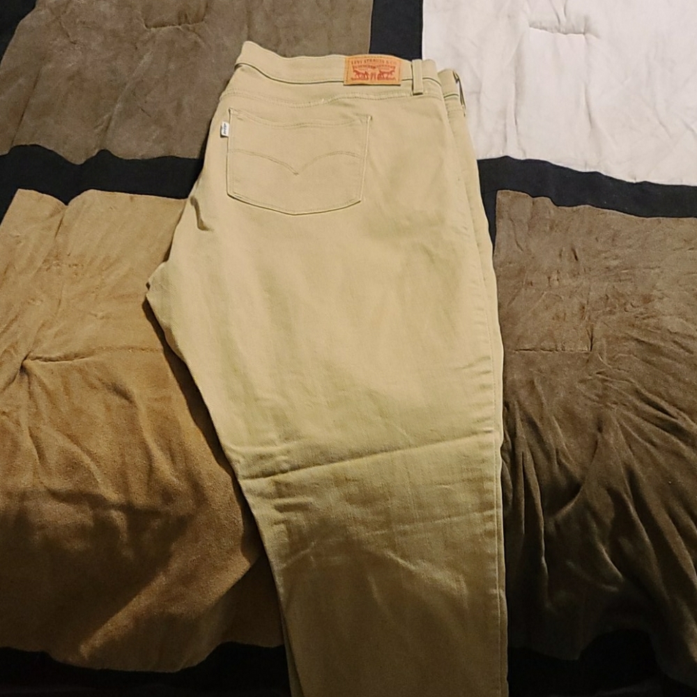 Khaki jeans
